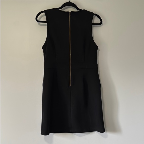 Bishop + Young Gemma Faux Suede Black Sleeveless Dress - Picture 3 of 5